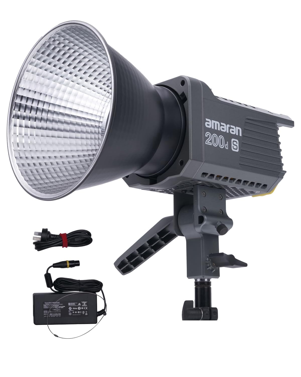 amaran 200dS LED Video Light, 200W Studio Light Bluetooth App Control CCT 5,600k 0-100% Brightness Control 8 Pre-Programmed Lighting Effects DC/AC Power Supply