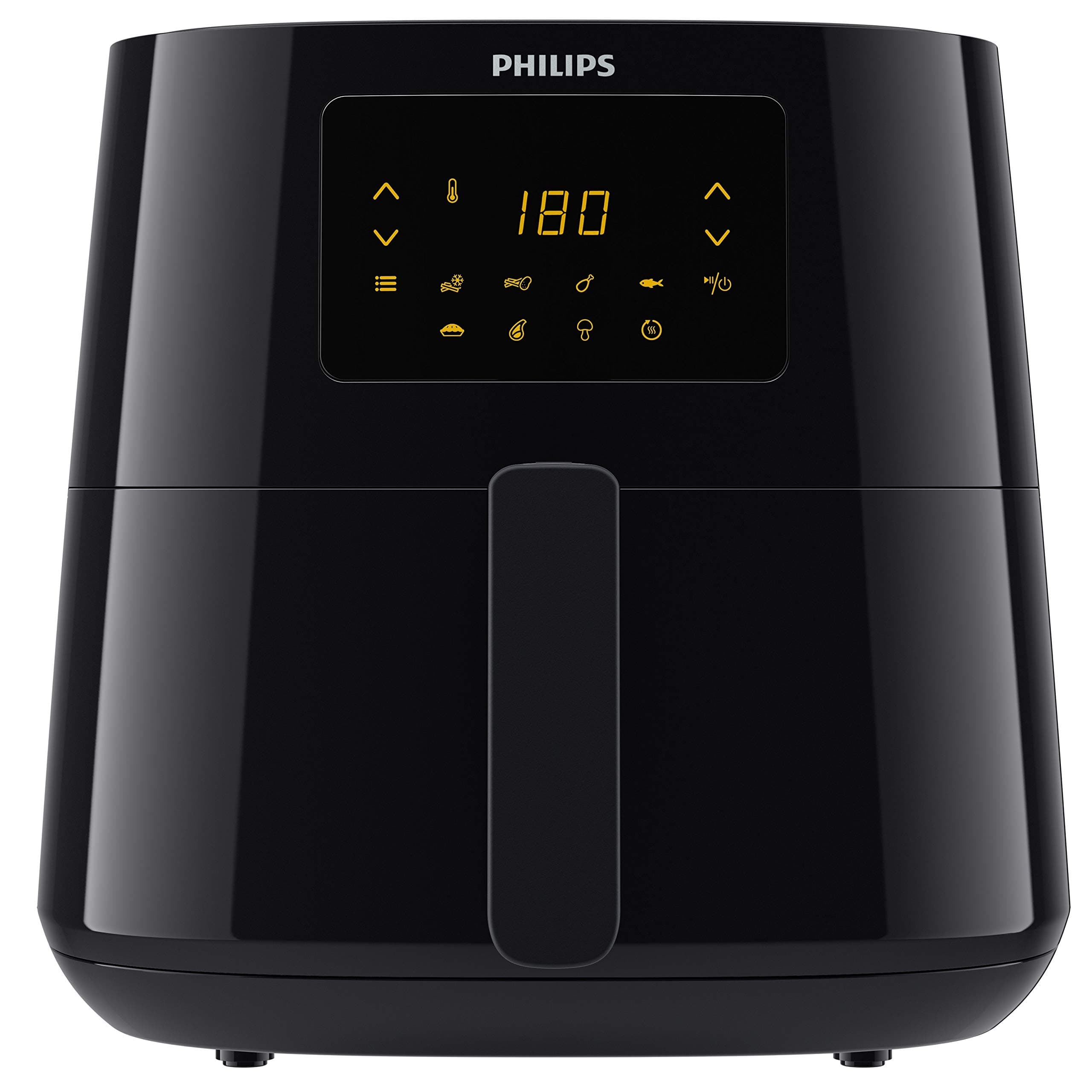Philips Essential Airfryer XL 2.65lb/6.2L Capacity Digital Airfryer with Rapid Air Technology, Starfish Design, Easy Clean Basket, Black, (HD9270/91)