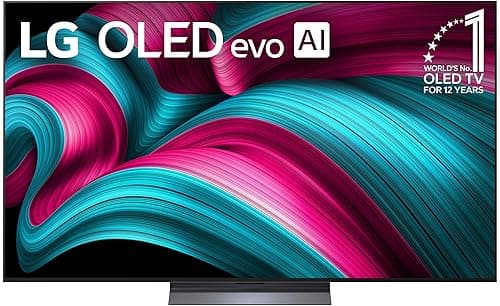 LG 65-Inch Class OLED evo AI 4K C5 Series Smart TV w/Dolby Atmos, Dolby Vision, HDR10, AI Super Upscaling 4K, Filmmaker Mode, Wow Orchestra, Alexa Built-in (OLED65C5PUA, 2025)