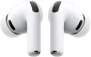 Apple AirPods Pro 3 Wireless Earbuds, Active Noise Cancellation, Live Translation, Heart Rate Sensing, Hearing Aid Feature, Bluetooth Headphones, Spatial Audio, High-Fidelity Sound, USB-C Charging