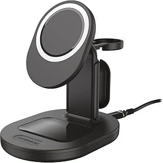 OtterBox 3-in-1 Wireless Charging Station for MagSafe - Black