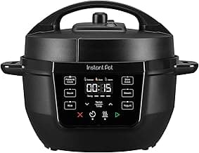 Instant Pot 4QT RIO Mini 7-in-1 Multi-Cooker, Pressure Cooker, Slow cook, Sauté, Steam, Rice Maker, Yogurt, & Warmer, Black, 4 Quarts