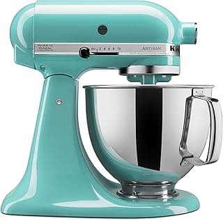 KitchenAid Artisan Series 5 Quart Tilt Head Stand Mixer with Pouring Shield KSM150PS, Aqua Sky