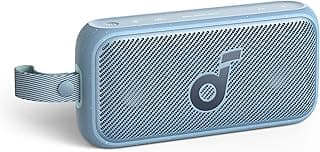 Soundcore Motion 300 by Anker, Bluetooth Speaker, Wireless Hi-Res Portable Speaker, IPX7 Waterproof, BassUp, Bluetooth 5.3, 30W Stereo Sound, 13H Playtime for Home, Shower, Outdoor, and Travel - Blue