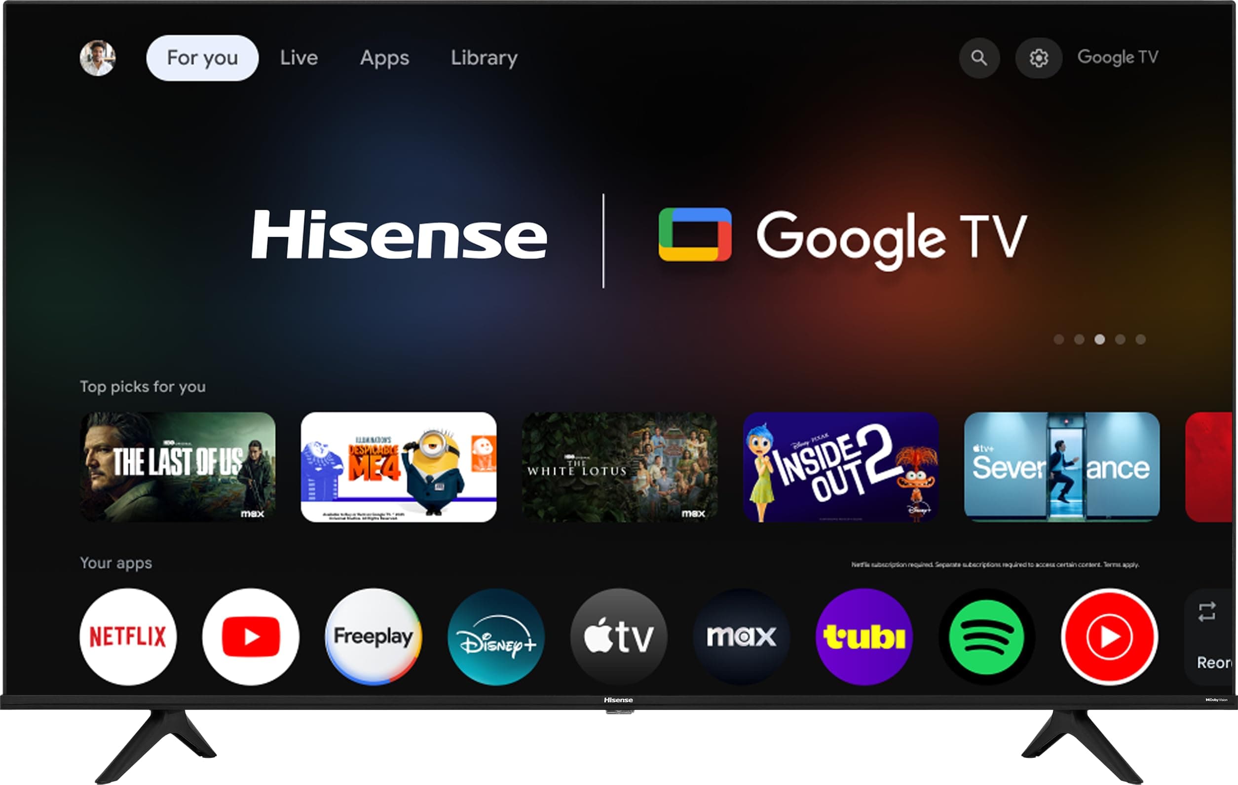 Hisense 43-Inch Class A6 Series 4K UHD Smart Google TV with Alexa Compatibility, Dolby Vision HDR, DTS Virtual X, Sports & Game Modes, Voice Remote, Chromecast Built-in (43A6H) , Black
