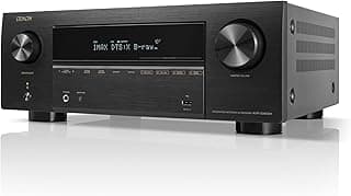 Denon AVR-X3800H 9.4-Ch 8K UHD AVR Home Theater Stereo Receiver, (105W X 9) Built-in Bluetooth Wi-Fi & HEOS Multi-Room Streaming Dolby Atmos DTS:X IMAX Enhanced & Auro 3D