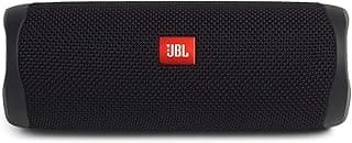 JBL FLIP 5, Waterproof Portable Bluetooth Speaker, Black, Small